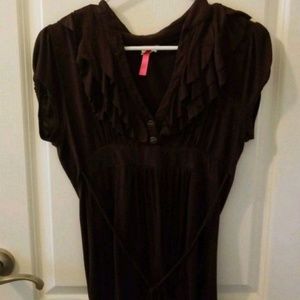 Size Large Brown Top